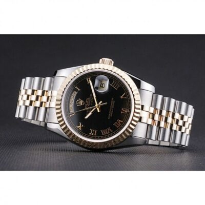 Superclone Rolex Day-Date Black Dial SRL78 Design Element