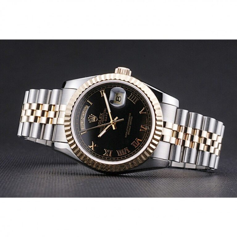 Superclone Rolex Day-Date Black Dial SRL78 Design Element