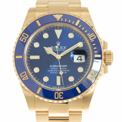 Replica Rolex Submariner Blue Dial 126618LB Angle Detail