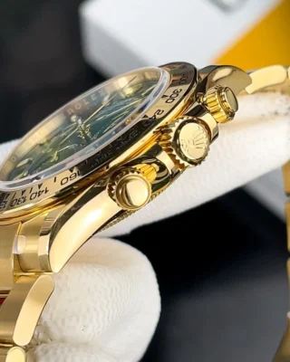Replica Rolex Daytona John Mayer Green Dial gold Bezel Oyster Bracelet