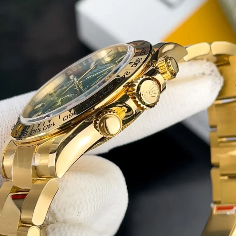 Replica Rolex Daytona John Mayer Green Dial gold Bezel Oyster Bracelet