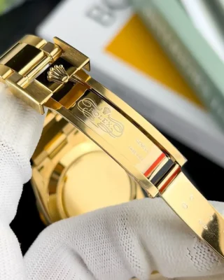 Replica Rolex Daytona John Mayer Green Dial gold Bezel Oyster Bracelet