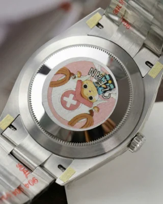 Replica Rolex Oyster Perpetual Black Dial Smooth Bezel Oyster Bracelet