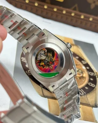 Replica Rolex Oyster Perpetual Silver Dial Smooth Bezel Oyster Bracelet