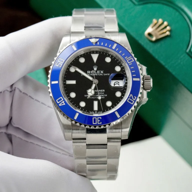 Replica Rolex Submariner Blue Bezel Black Dial Oyster Bracelet