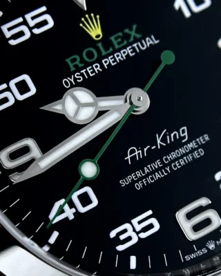 Replica Rolex Air King Black Dial Oyster Bracelet