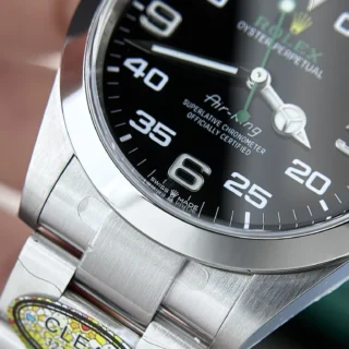 Replica Rolex Air King Black Dial Oyster Bracelet