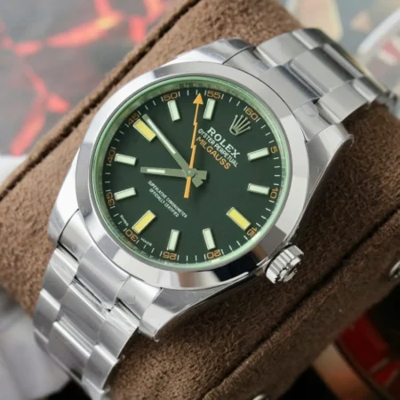 Replica Rolex Milgauss Black Dial Oyster Bracelet