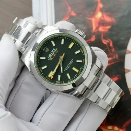 Replica Rolex Milgauss Black Dial Oyster Bracelet