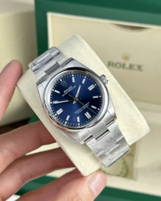 Replica Rolex Oyster Perpetual blues Dial Oyster Bracelet