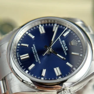 Replica Rolex Oyster Perpetual blues Dial Oyster Bracelet