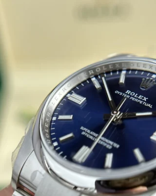 Replica Rolex Oyster Perpetual blues Dial Oyster Bracelet
