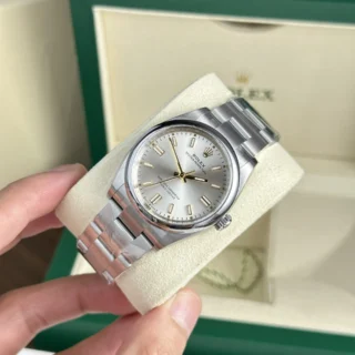 Replica Rolex Oyster Perpetual silver Dial Oyster Bracelet