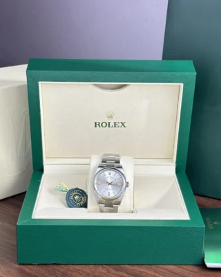 Replica Rolex Oyster Perpetual silver Dial Oyster Bracelet