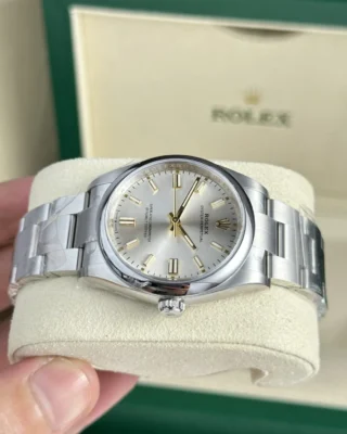 Replica Rolex Oyster Perpetual silver Dial Oyster Bracelet