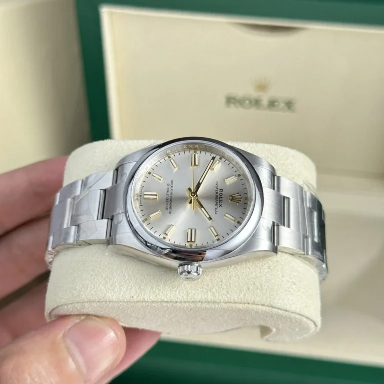 Replica Rolex Oyster Perpetual silver Dial Oyster Bracelet