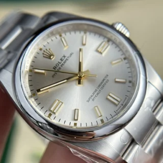 Replica Rolex Oyster Perpetual silver Dial Oyster Bracelet