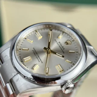 Replica Rolex Oyster Perpetual silver Dial Oyster Bracelet