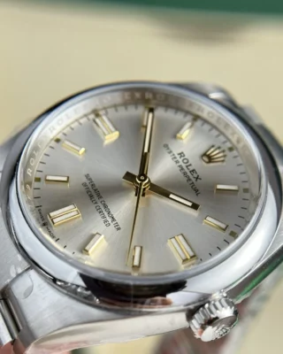Replica Rolex Oyster Perpetual silver Dial Oyster Bracelet