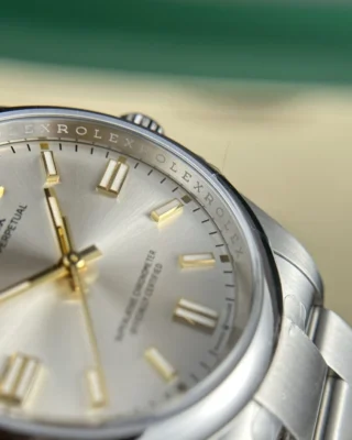 Replica Rolex Oyster Perpetual silver Dial Oyster Bracelet