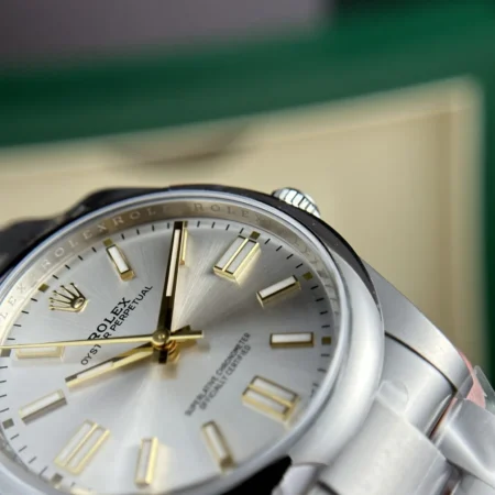Replica Rolex Oyster Perpetual Silver Dial Oyster Bracelet