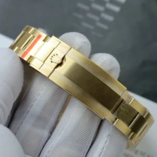 Replica Rolex Submariner Blue Dial Blue Bezel Gold Oyster Brcelet