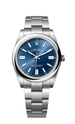 Replica Rolex Oyster Perpetual Blue Dial 124300