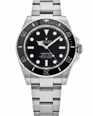 Replica Rolex Submariner Black Dial 124060 No-Date