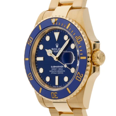 Superclone Rolex Submariner Blue Dial 126618LB Perspective View