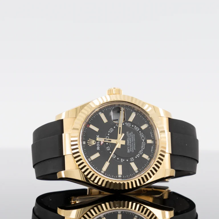 Replica Rolex Sky-Dweller Black Dial 326238 Angle Detail