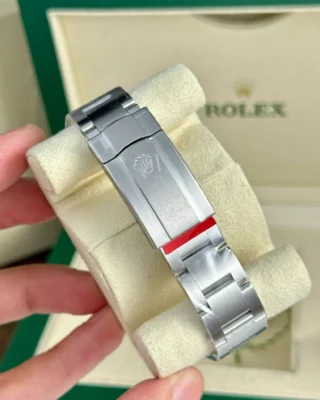 Replica Rolex Oyster Perpetual Coral Dial Smooth Bezel Oyster Bracelet