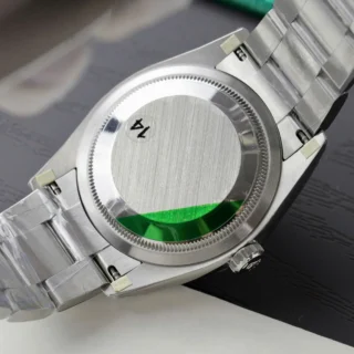 Replica Rolex Oyster Perpetual Yellow Dial Smooth Bezel Oyster Bracelet