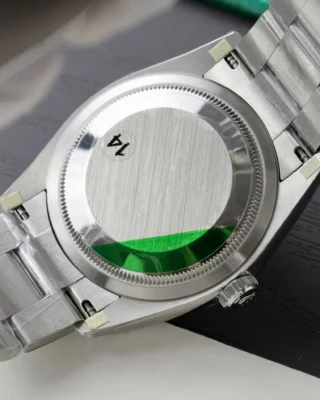 Replica Rolex Oyster Perpetual Yellow Dial Smooth Bezel Oyster Bracelet