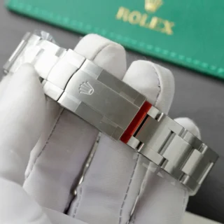 Replica Rolex Oyster Perpetual Yellow Dial Smooth Bezel Oyster Bracelet