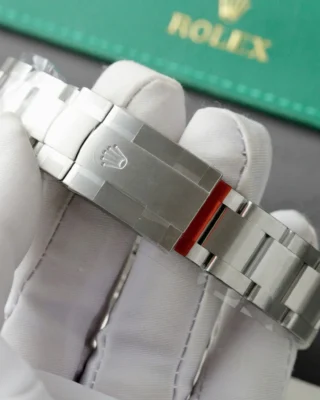 Replica Rolex Oyster Perpetual Yellow Dial Smooth Bezel Oyster Bracelet