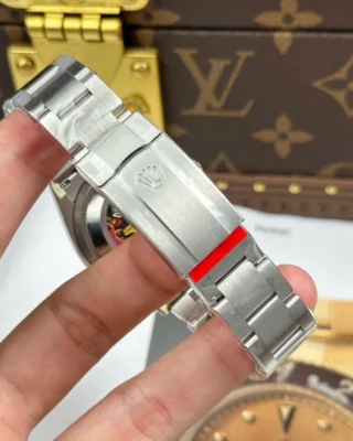 Replica Rolex Oyster Perpetual Tiffany Blue Dial Smooth Bezel Oyster Bracelet