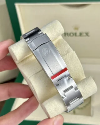 Replica Rolex Oyster Perpetual Red Dial Oyster Bracelet