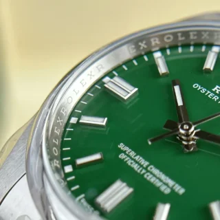 Replica Rolex Oyster Perpetual Green Dial Oyster Bracelet