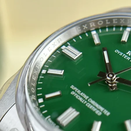Replica Rolex Oyster Perpetual Green Dial Oyster Bracelet