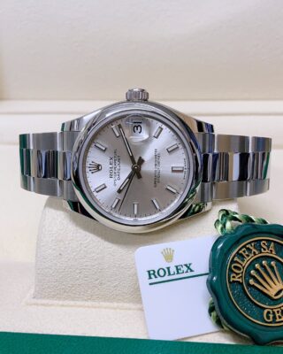 Superclone Rolex Datejust Silver Dial 278240 Close-Up Focus