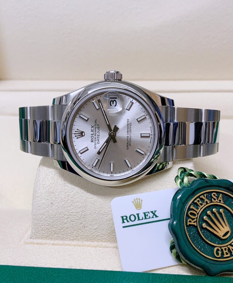 Superclone Rolex Datejust Silver Dial 278240 Close-Up Focus