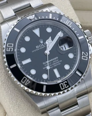 Superclone Rolex Submariner Black Dial 126610LN Style Perspective