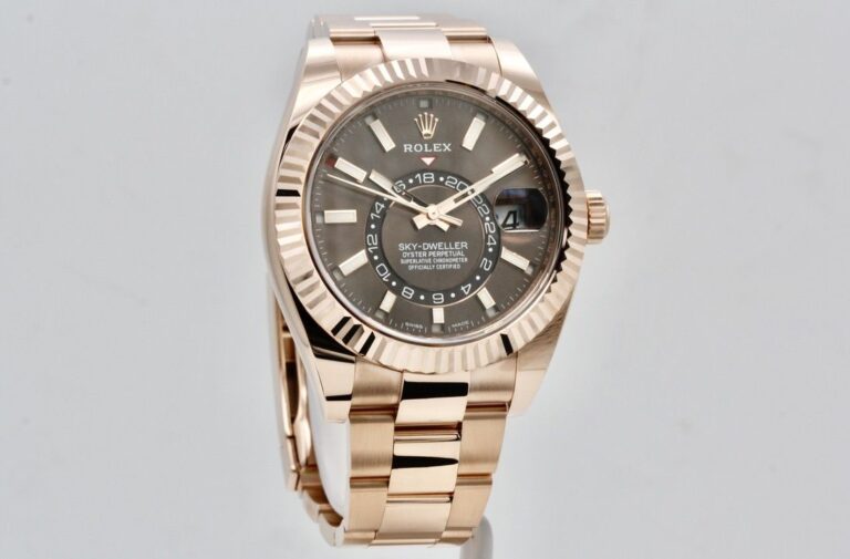 Replica Rolex Sky-Dweller Chocolate Dial 326935 Perspective View
