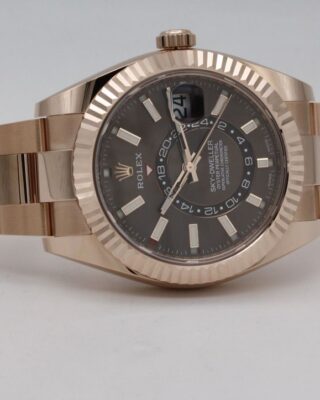 Replica Rolex Sky-Dweller Chocolate Dial 326935 Visual Detail