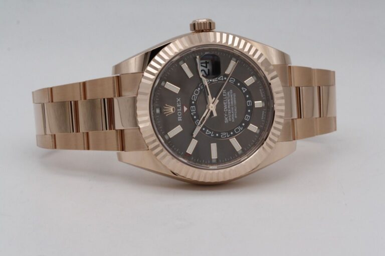 Replica Rolex Sky-Dweller Chocolate Dial 326935 Visual Detail