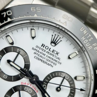 Replica Rolex Panda White Dial Black Bezel Oyster Dial
