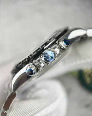 Replica Rolex Panda White Dial Black Bezel Oyster Dial