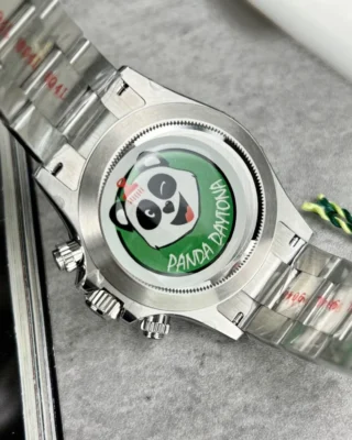 Replica Rolex Panda White Dial Black Bezel Oyster Dial