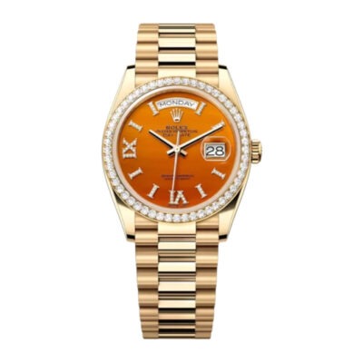 Superclone Rolex Day-Date Carnelian Dial 128348RBR