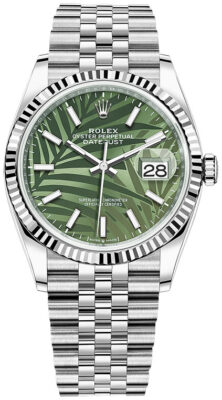 Replica Rolex Datejust Palm Motif Dial 126234-0047